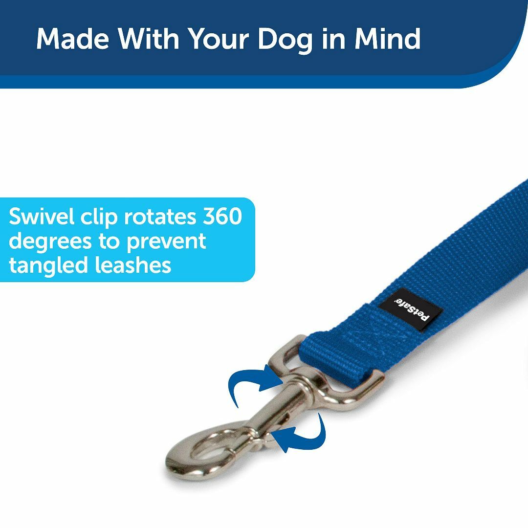 【色: ロイヤルブルー】PetSafe ナイロンリード 犬 調整簡単 耐久性が高