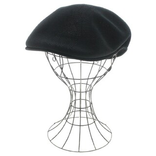 カンゴール(KANGOL)のKANGOL カンゴール ハンチング・ベレー帽 61 黒 【古着】【中古】(ハンチング/ベレー帽)