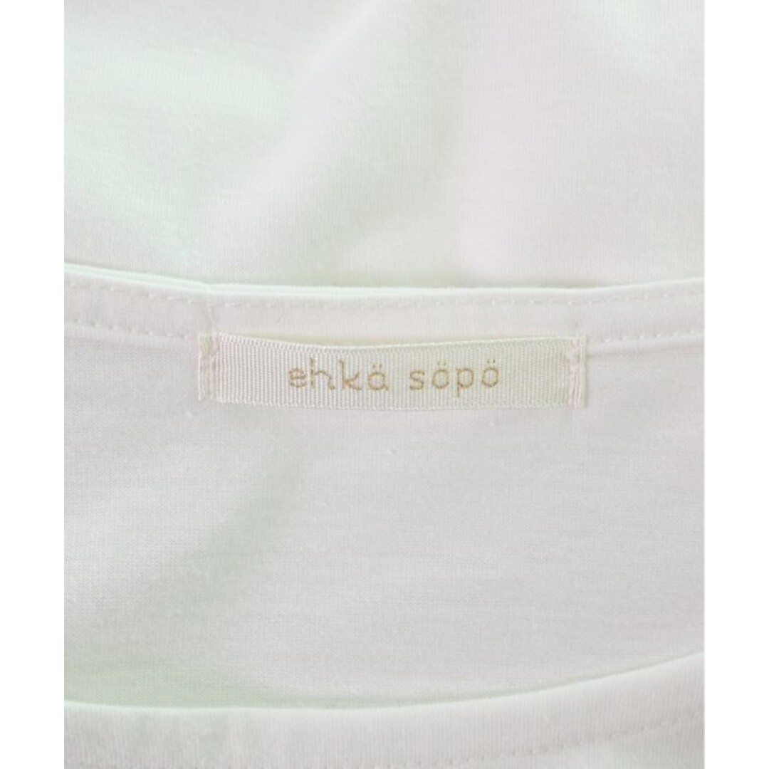 ehka sopo(エヘカソポ)のehka sopo エヘカソポ Tシャツ・カットソー F 白 【古着】【中古】 レディースのトップス(カットソー(半袖/袖なし))の商品写真