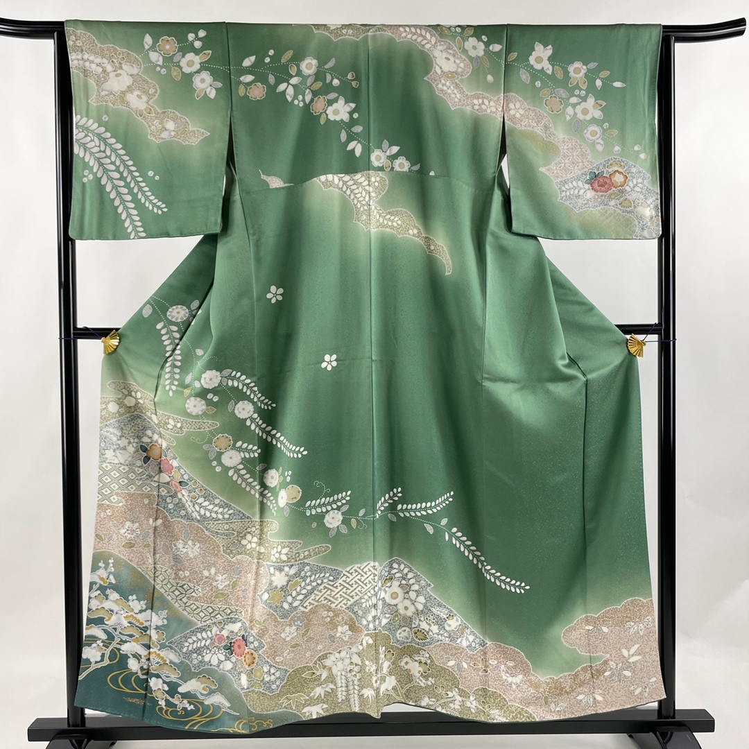 訪問着 身丈166cm 裄丈64cm 正絹 名品 【中古】の通販 by バイセル ...
