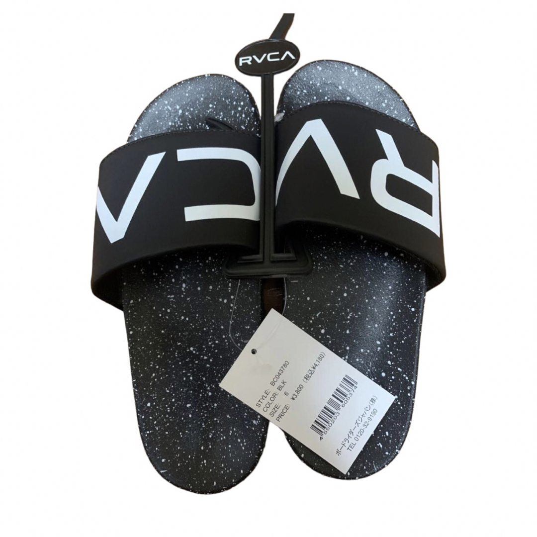 RVCA(ルーカ)のルーカ サンダル ユニセックス bc043780 ブラック メンズの靴/シューズ(サンダル)の商品写真