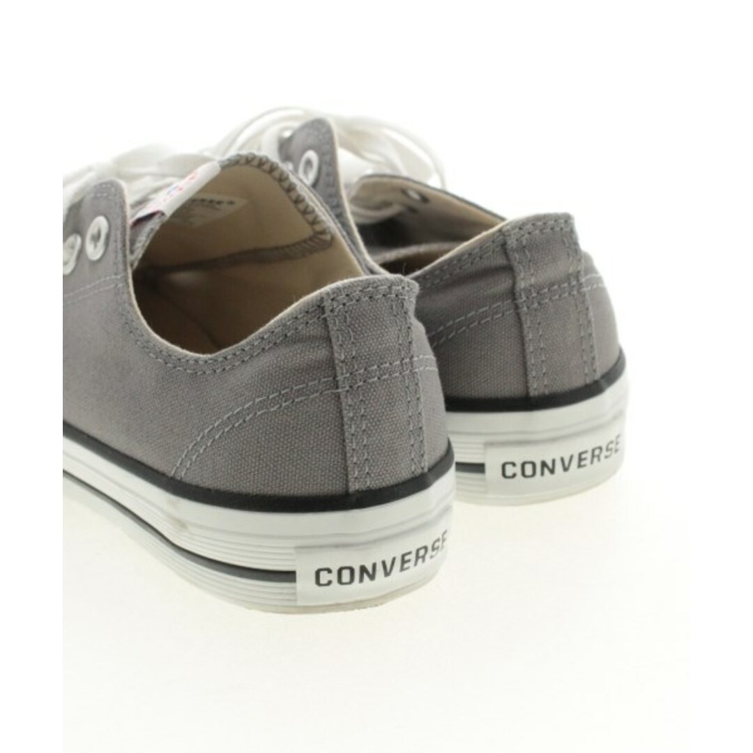 CONVERSE(コンバース)のCONVERSE コンバース スニーカー 23.5cm グレー系x白 【古着】【中古】 レディースの靴/シューズ(スニーカー)の商品写真