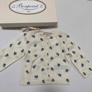 Bonpoint - Bonpoint カシミア100%カーディガン&ボンネットの通販 by ...