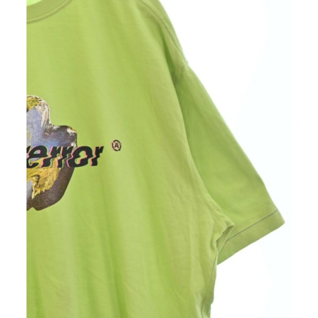 ADER error アーダーエラー Tシャツ・カットソー 3(L位) 黄緑 【古着】【中古】 Ader error アーダーエラー Tシャツ 黄色