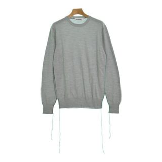 ジルサンダー(Jil Sander)のJIL SANDER ジルサンダー ニット・セーター 46(XL位) グレー 【古着】【中古】(ニット/セーター)