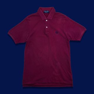 フレッドペリー(FRED PERRY)の90s FRED PERRY フレッドペリー ポロシャツ バーガンディ ボルドー(ポロシャツ)