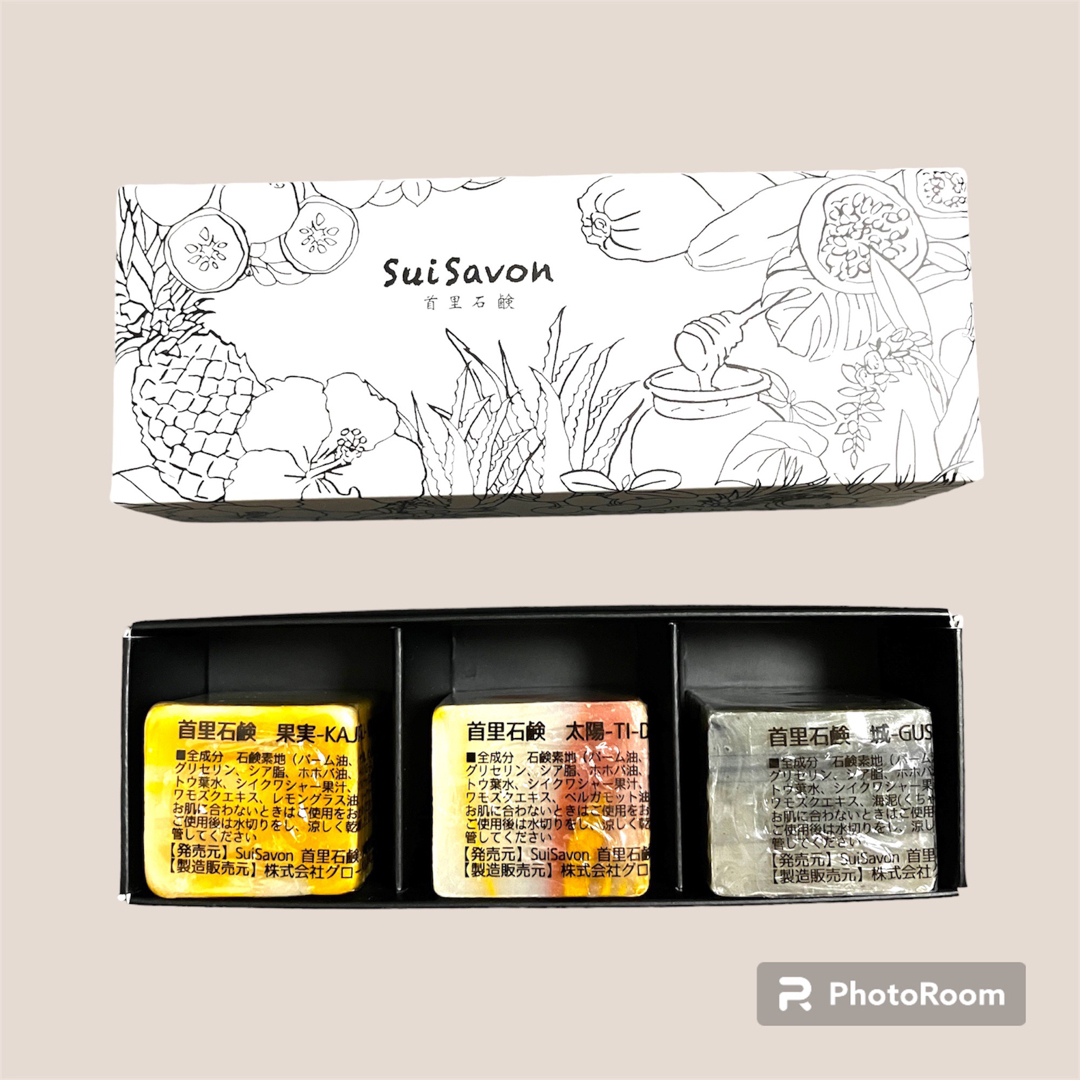 SABON - スイサボン 首里石鹸 ボタニカルハンドメイドソープ 3種セット