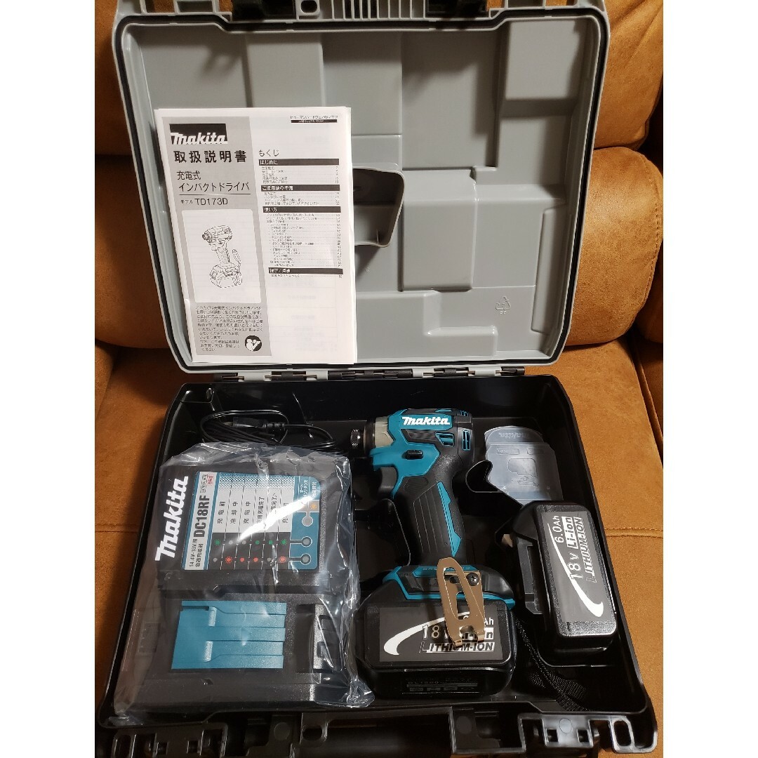 マキタ インパクドライバー TD173DRGX ブルー【新品・送料無料】領収書