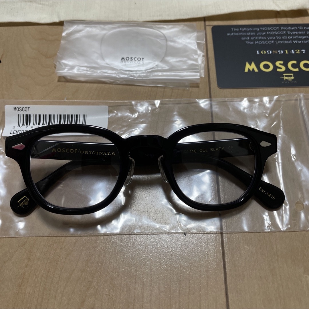 MOSCOT モスコット LEMTOSH レムトッシュ BLACK 44-24
