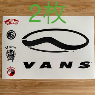ヴァンズ(VANS)のVANS★スティッカー2シート★レアもの(スケートボード)