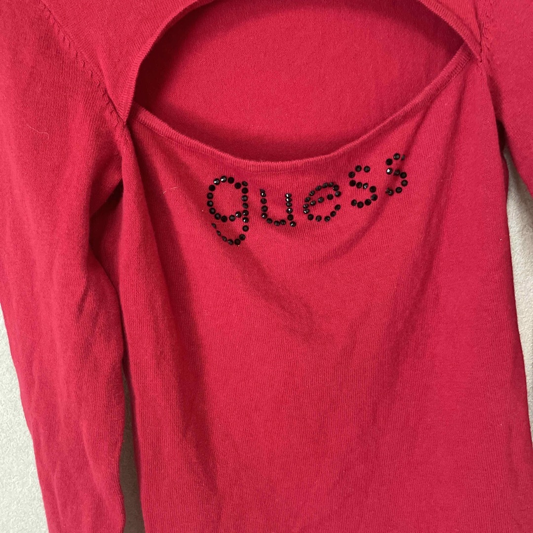 GUESS(ゲス)のGUESS ゲスニットセータースエット レディースのトップス(トレーナー/スウェット)の商品写真