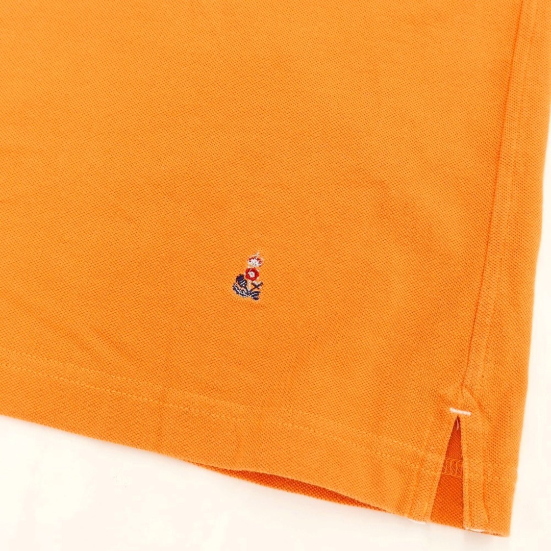 ギローバー GUY ROVER 鹿の子コットン 半袖ポロシャツ オレンジ【サイズXL】【メンズ】 3