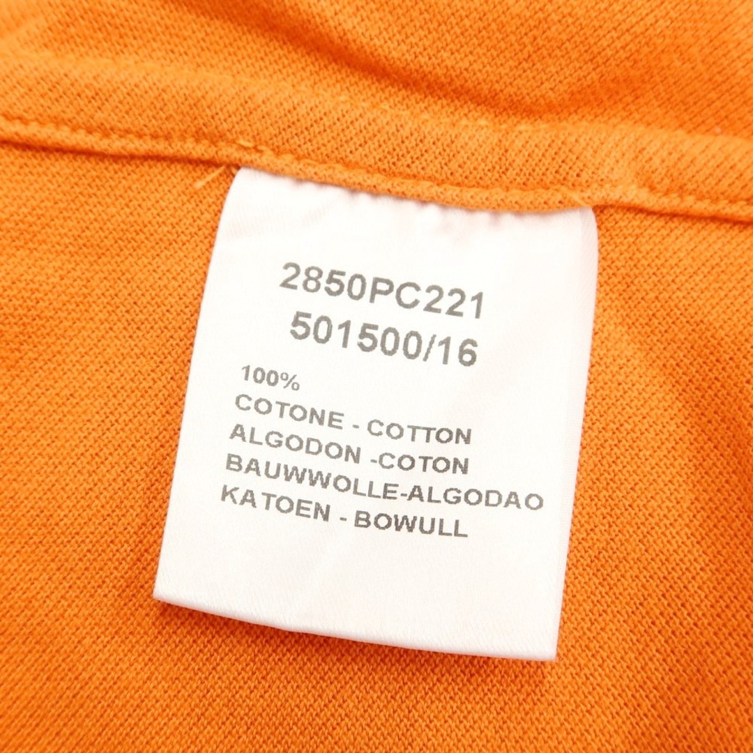 ギローバー GUY ROVER 鹿の子コットン 半袖ポロシャツ オレンジ【サイズXL】【メンズ】 4