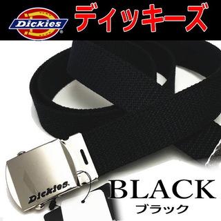ディッキーズ(Dickies)のブラック 741 ディッキーズ  GI ベルト ガチャベルト 日本製  黒(ベルト)