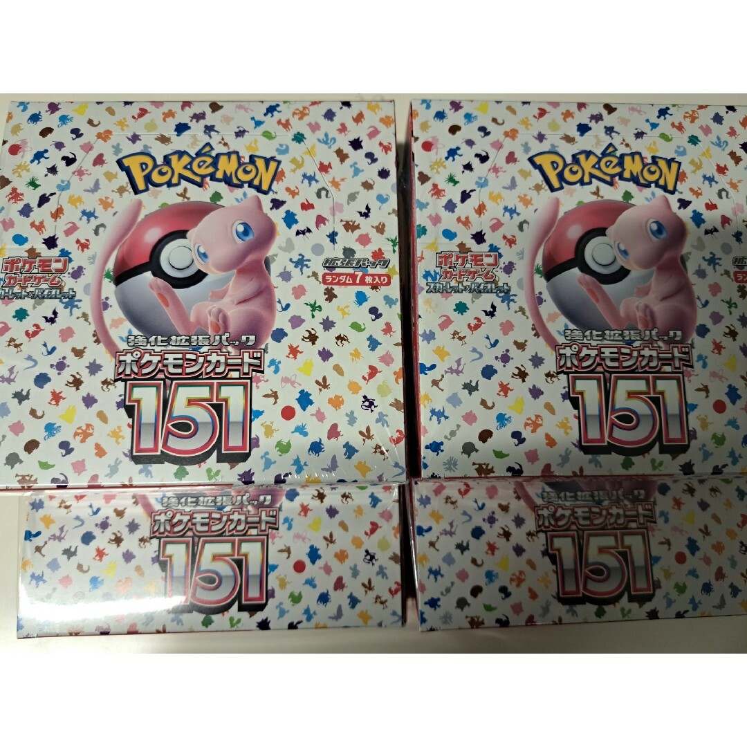 ポケモンカード151　4BOX