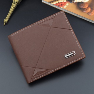 ミニ財布 二つ折り ファッションコインIDショートウォレットカジュアルPUレザー(折り財布)