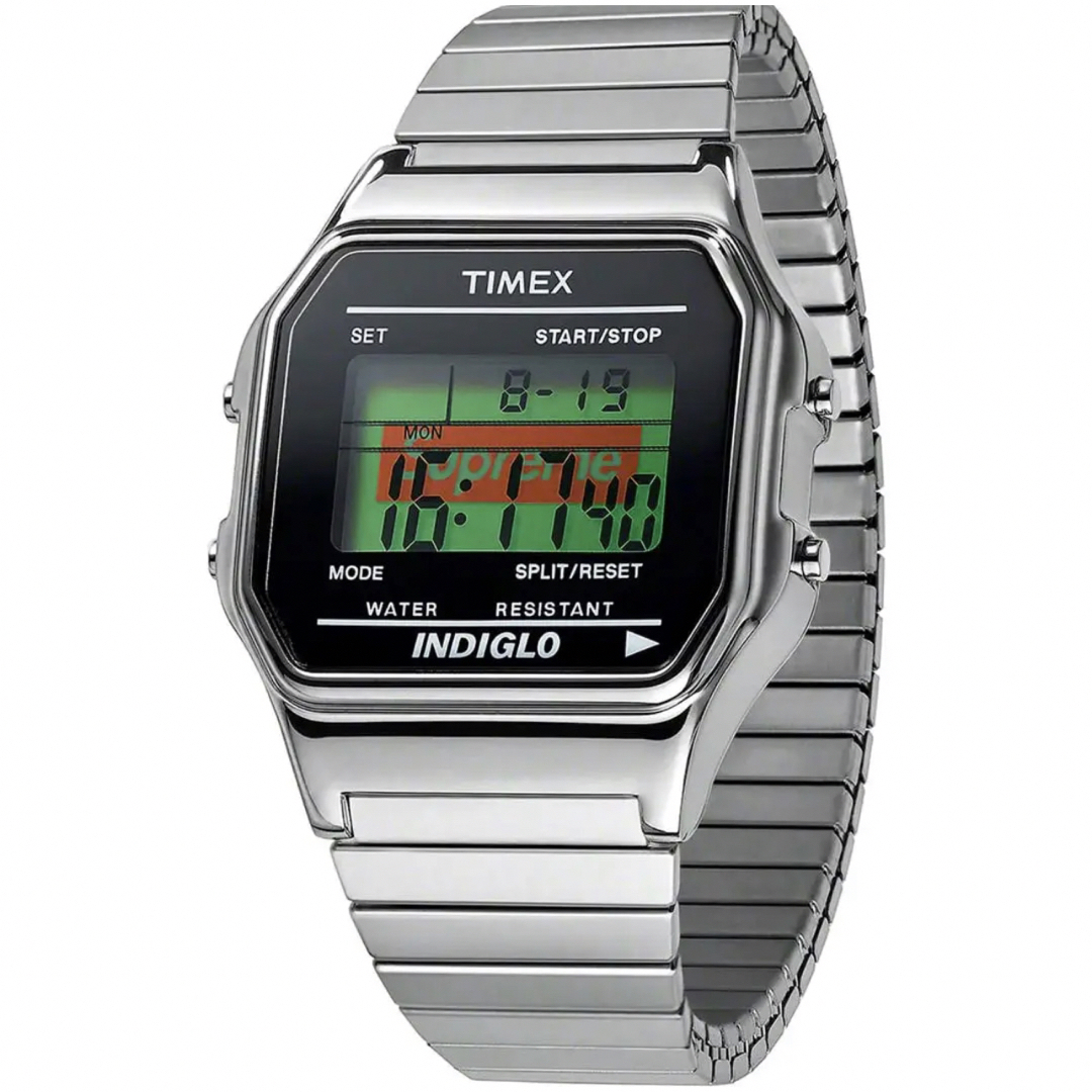 新品　Supreme Timex  × Digital Watch シルバー