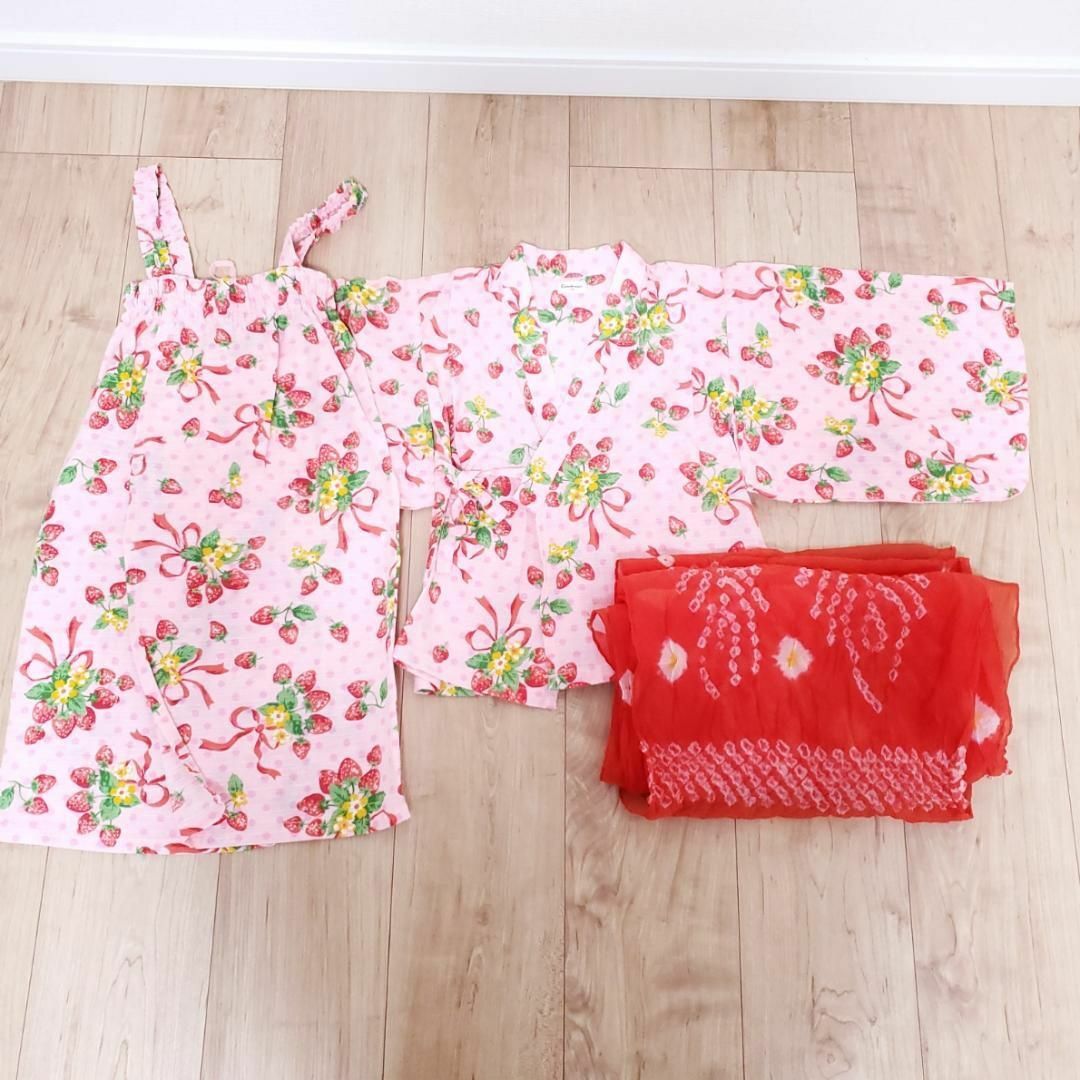 Combi mini(コンビミニ)の110cm Combi mini コンビミニ　セパレート浴衣 キッズ/ベビー/マタニティのキッズ服女の子用(90cm~)(甚平/浴衣)の商品写真