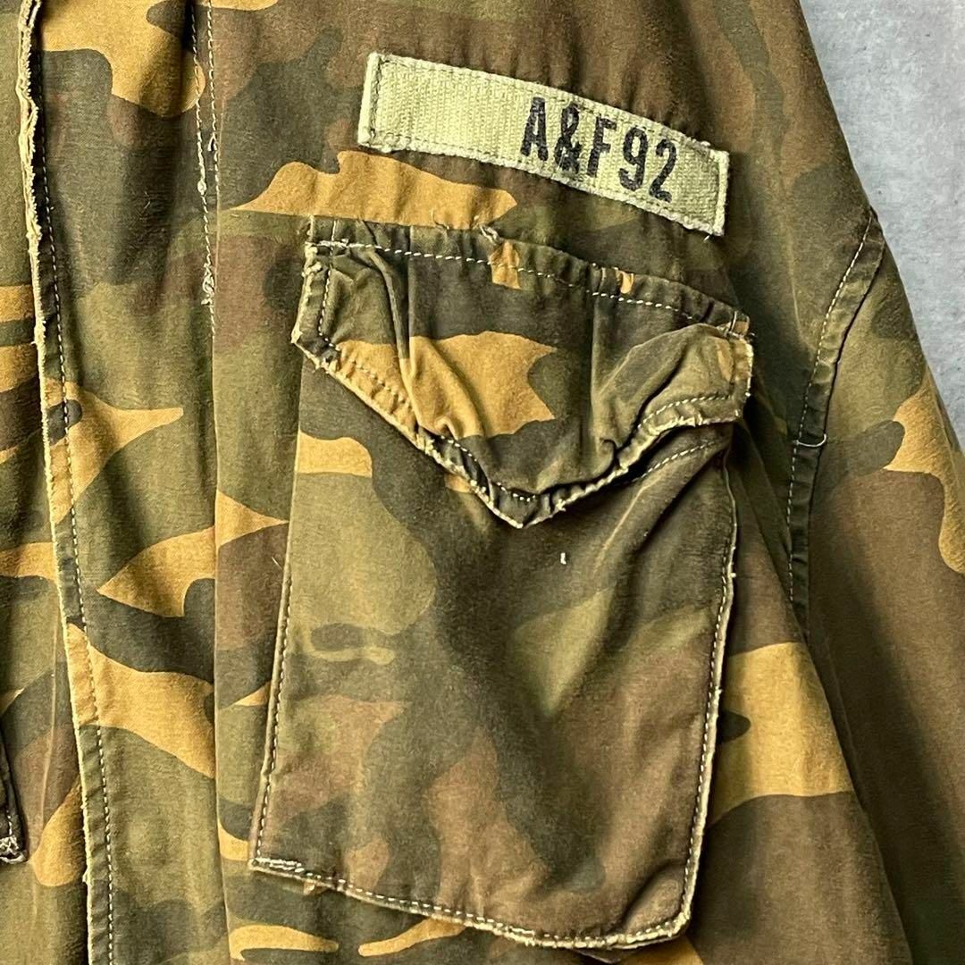 Abercrombie&Fitch(アバクロンビーアンドフィッチ)のアバクロ　M65 フィールドジャケット セカンドモデル アルミジップ ベルクロ メンズのジャケット/アウター(ミリタリージャケット)の商品写真