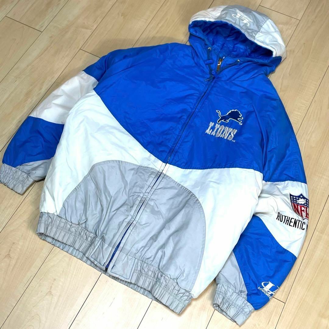 NFL☆中綿ジャケット  ゆるだぼ 90s デカロゴ 刺繍ロゴ bn6