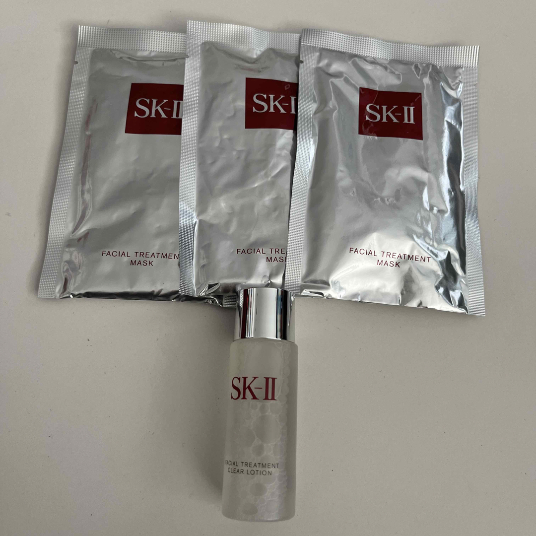 新品SK-II フェイシャルトリートメントマスク　クリアローション　3枚