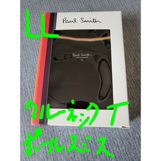 ポールスミス(Paul Smith)の定価3520円‼️Paul Smith クルーネックTシャツ/黒/LL/新品(Tシャツ/カットソー(半袖/袖なし))