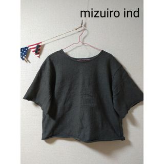 ミズイロインド(mizuiro ind)のミズイロインド　カットソー(カットソー(半袖/袖なし))