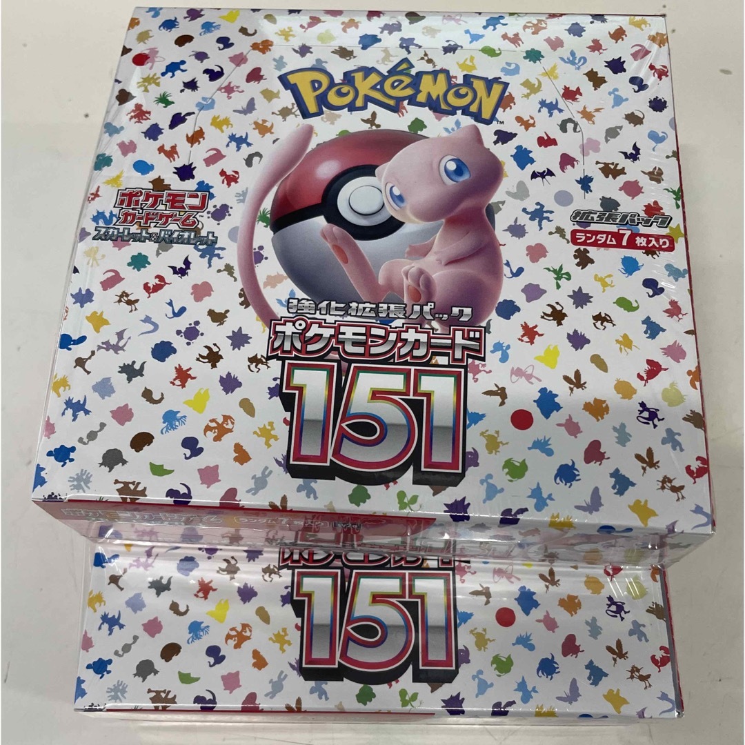 オンライン 【即日発送】シュリンク付 2BOX ポケモンカード 151 | www