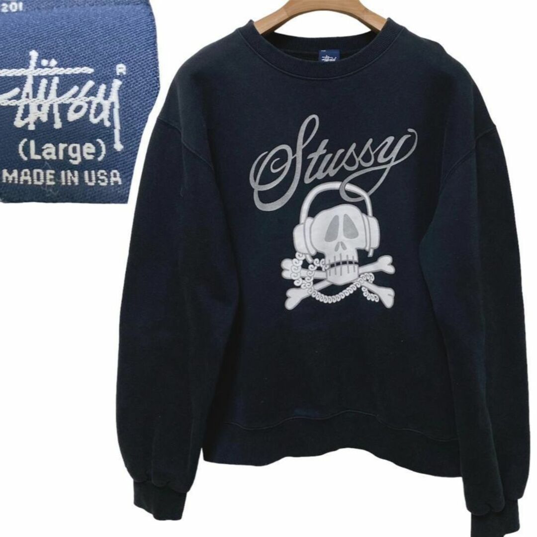 憧れの 90s 90s 90s~ 紺タグ ステューシー STUSSY トリムリンガーT