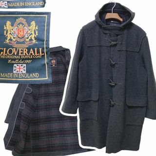 グローバーオール(Gloverall)の英国製GLOVERALLダッフルコート裏地チェック柄XL(ダッフルコート)