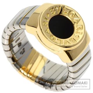 ブルガリ(BVLGARI)のBVLGARI ブルガリブルガリ トゥボガス オニキス リング・指輪 K18YG SS レディース(リング(指輪))