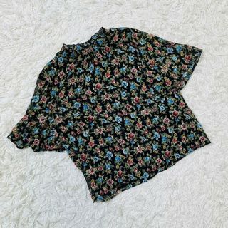 ページボーイ(PAGEBOY)の楊柳ハイネックブラウス 花柄 半袖(Tシャツ(半袖/袖なし))