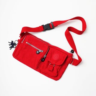 キプリング(kipling)のキプリング KIPLING PRESTO ウエストバッグ/レッド 鞄 ボディバッグ【2400013474436】(ボディバッグ/ウエストポーチ)