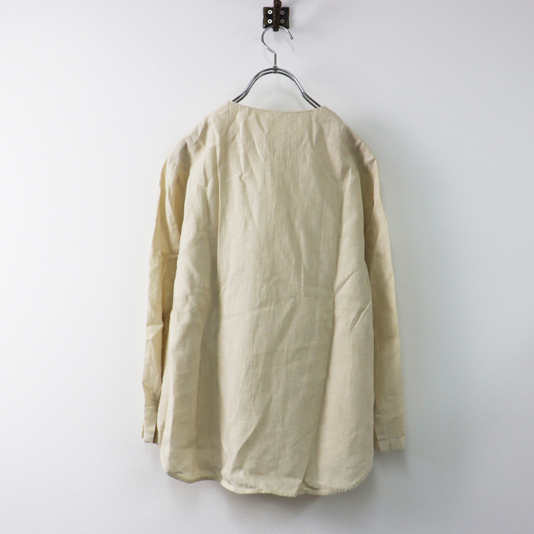 エヴァムエヴァ evam eva 美品 water linen shirts ウォーターリネンシャツ 1/キナリ トップス【2400013475181】 2