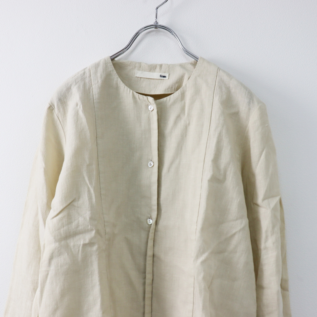 エヴァムエヴァ evam eva 美品 water linen shirts ウォーターリネンシャツ 1/キナリ トップス【2400013475181】 3