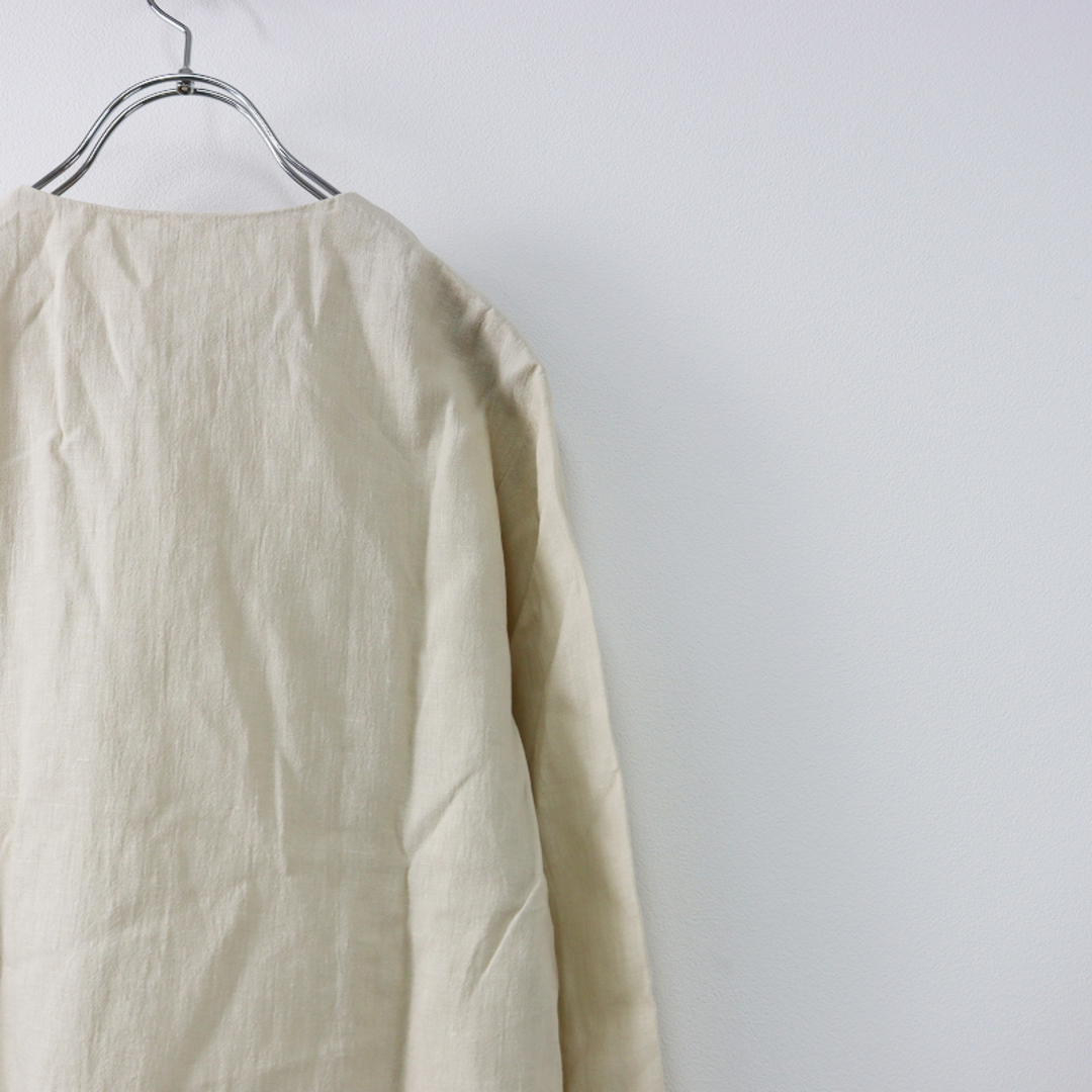 エヴァムエヴァ evam eva 美品 water linen shirts ウォーターリネンシャツ 1/キナリ トップス【2400013475181】 5