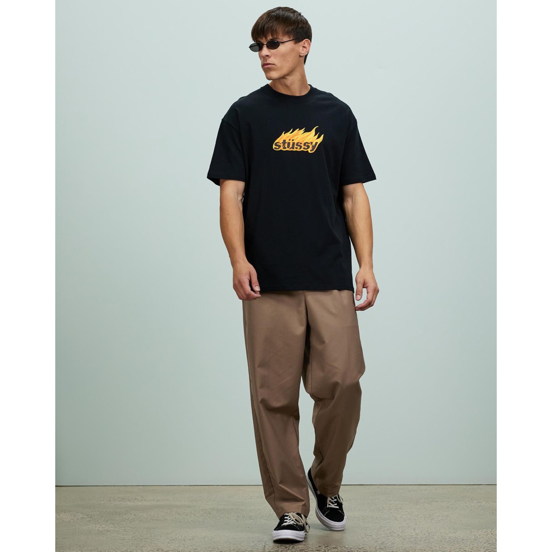 STUSSY(ステューシー)の新品　STUSSY ステューシー　ボリューム　プリーツ　パンツ　ブラウン 32 メンズの帽子(キャップ)の商品写真