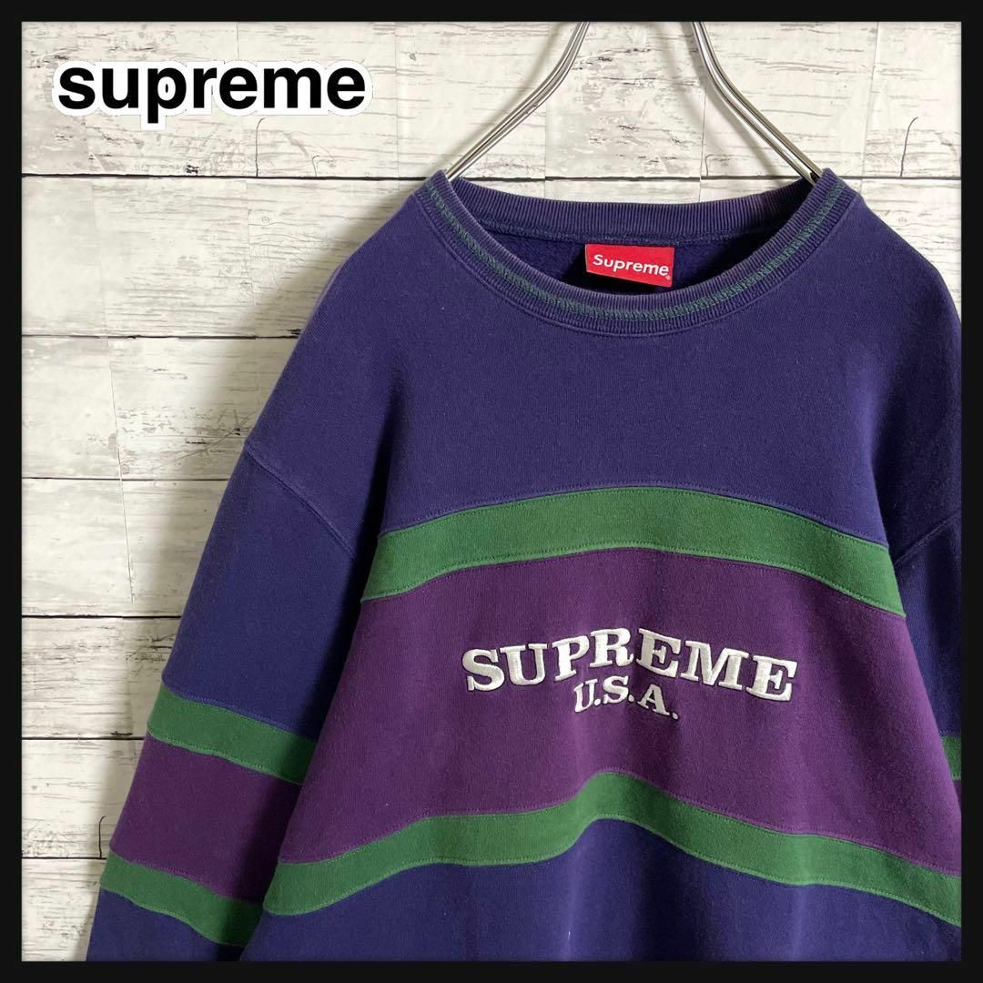 Supreme - 418【即完売モデル】シュプリーム☆刺繍ビッグロゴ マルチ