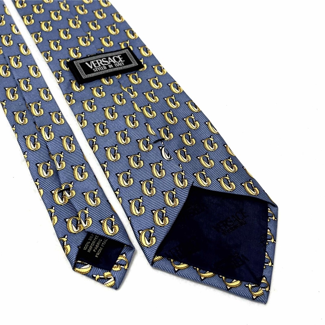 ✨美品✨ ヴェルサーチ ネクタイ 光沢 高級シルク お洒落✨