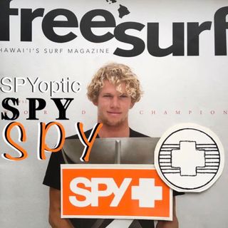 SPYスパイ US限定オプティックORANGEバナーアイコンステッカーセット