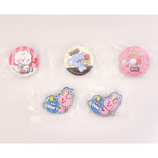 ビーティーイシビル(BT21)のBTS くら寿司　缶バッジ　ラバーマスコット　BT21(アイドルグッズ)