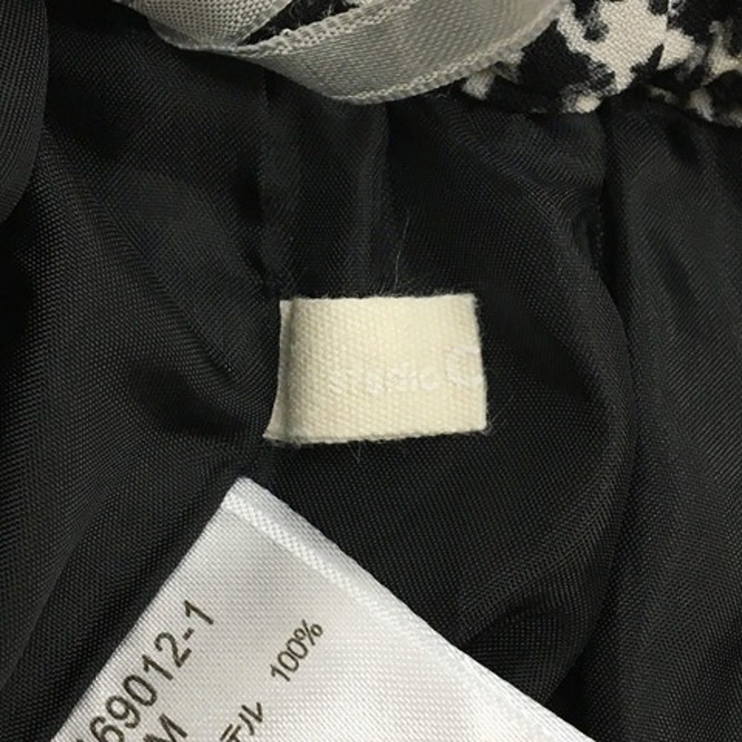 STUDIO CLIP(スタディオクリップ)のスタディオクリップ スカート プリーツ フレア ロング チェック M 黒 白 レディースのスカート(ロングスカート)の商品写真