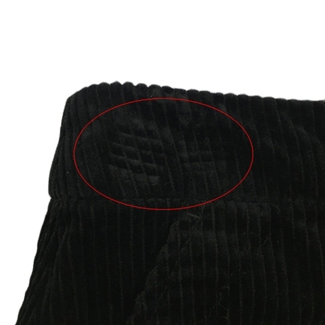 LOWRYS FARM(ローリーズファーム)のローリーズファーム スカート 台形 ミニ 無地 コーデュロイ L 黒 レディースのスカート(ミニスカート)の商品写真