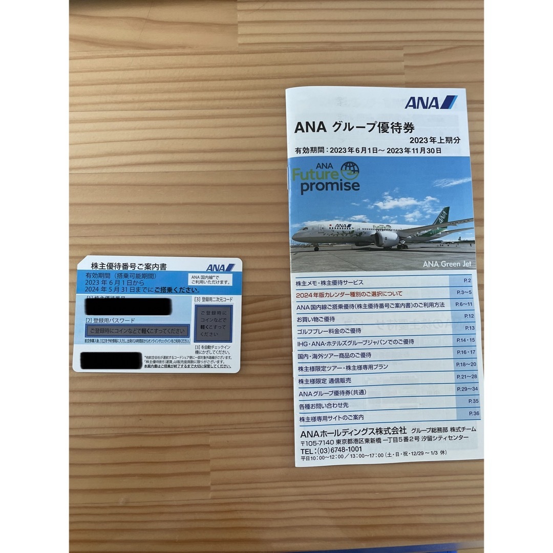 ANA(全日本空輸)(エーエヌエー(ゼンニッポンクウユ))のANA株主優待券 チケットの乗車券/交通券(航空券)の商品写真