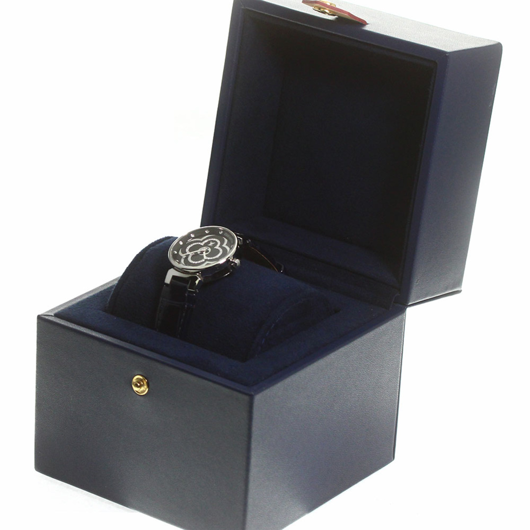 LOUIS VUITTON(ルイヴィトン)のルイ・ヴィトン LOUIS VUITTON QA018 タンブール ムーンディヴァイン PM ダイヤモンド クォーツ レディース 良品 内箱付き_764670 レディースのファッション小物(腕時計)の商品写真