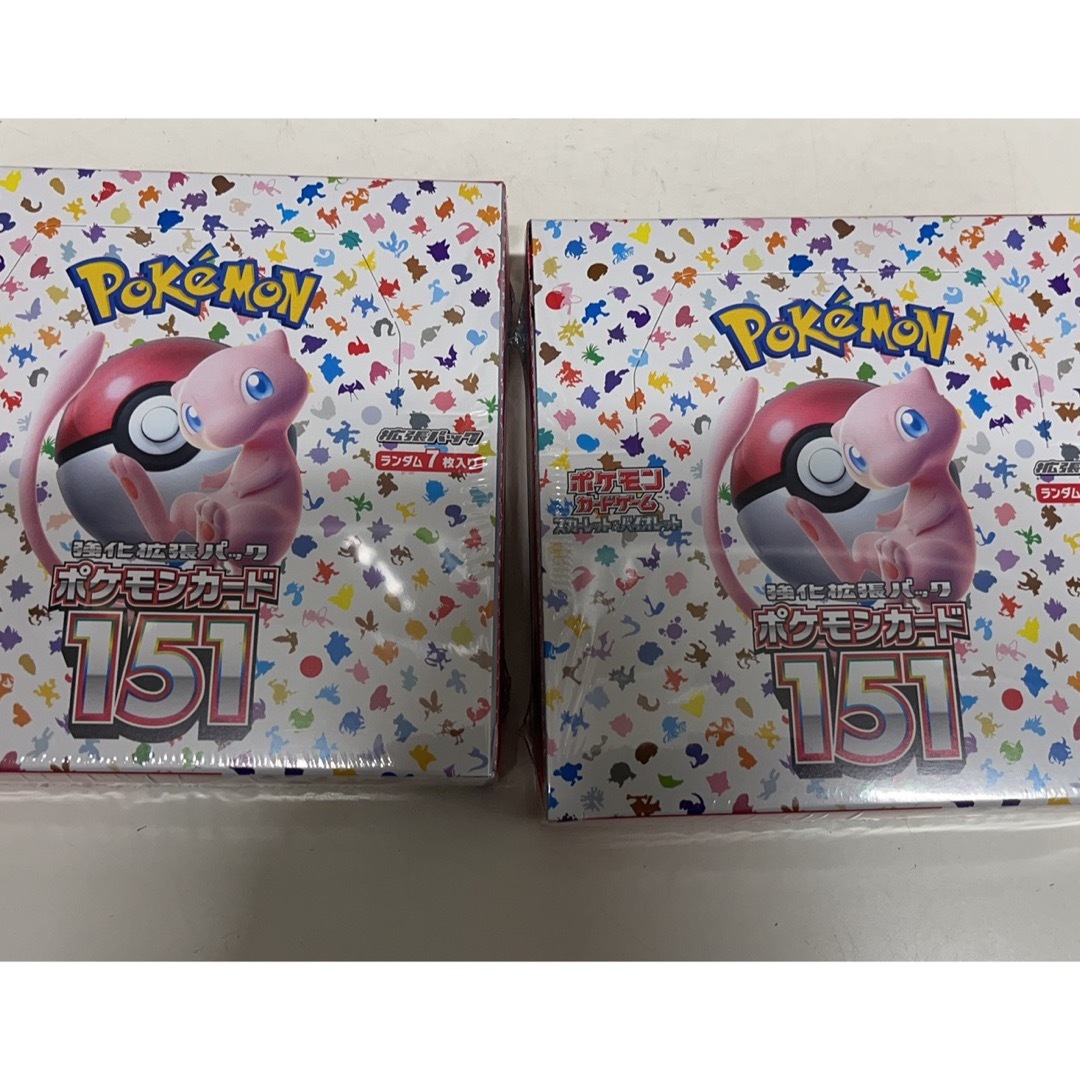 ポケモンカード151 box シュリンク付き 2box-