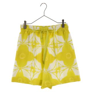 Louis Vuitton Monogram Shibori Silk Shorts Yellow Green. Size 3L