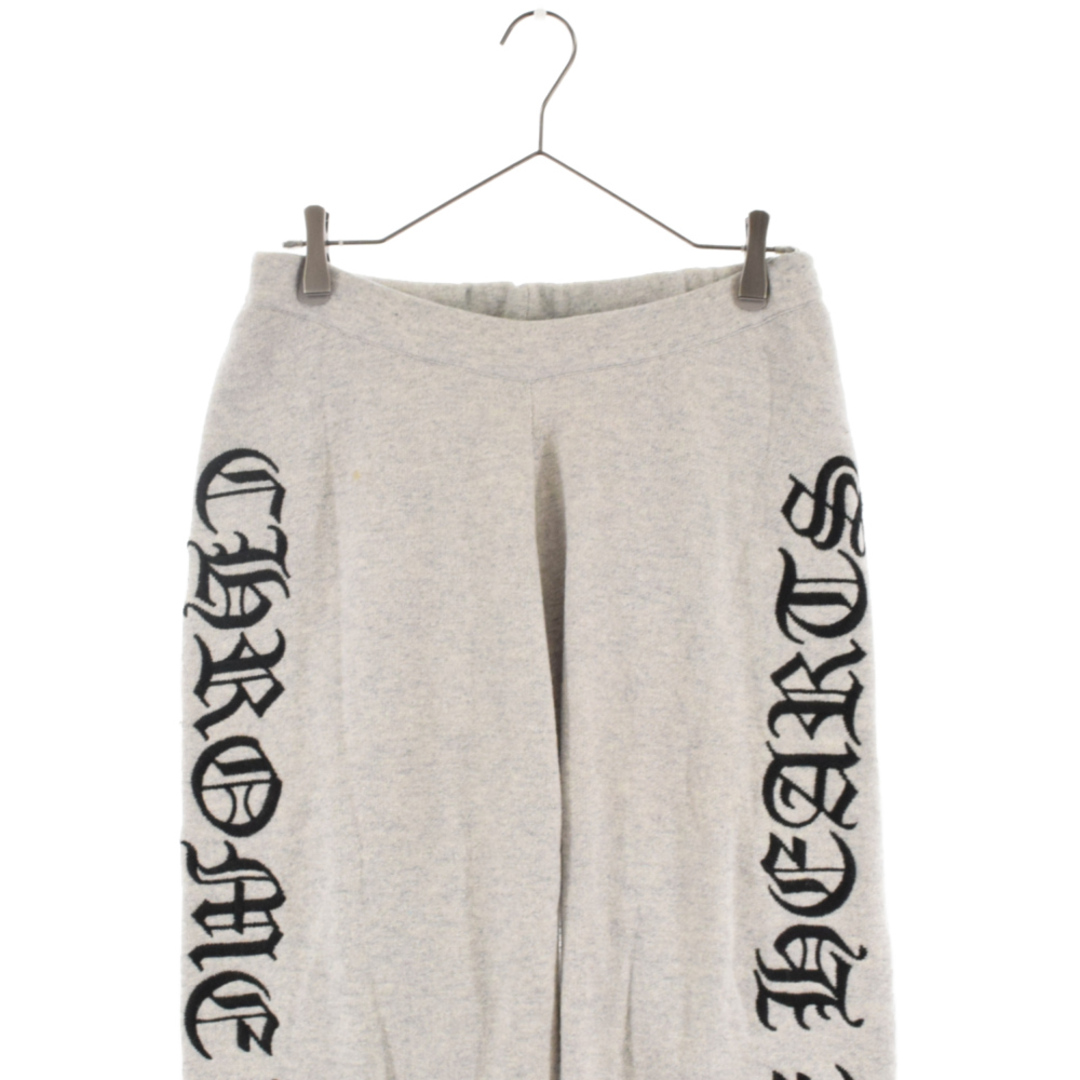 CHROME HEARTS クロムハーツ Y NOT ARM LOGO EMBROIDERY CASHMERE SWEATPANT ワイノット ロゴ刺繍カシミヤスウェットパンツ ニットパンツ ロゴ刺繍 グレー 2