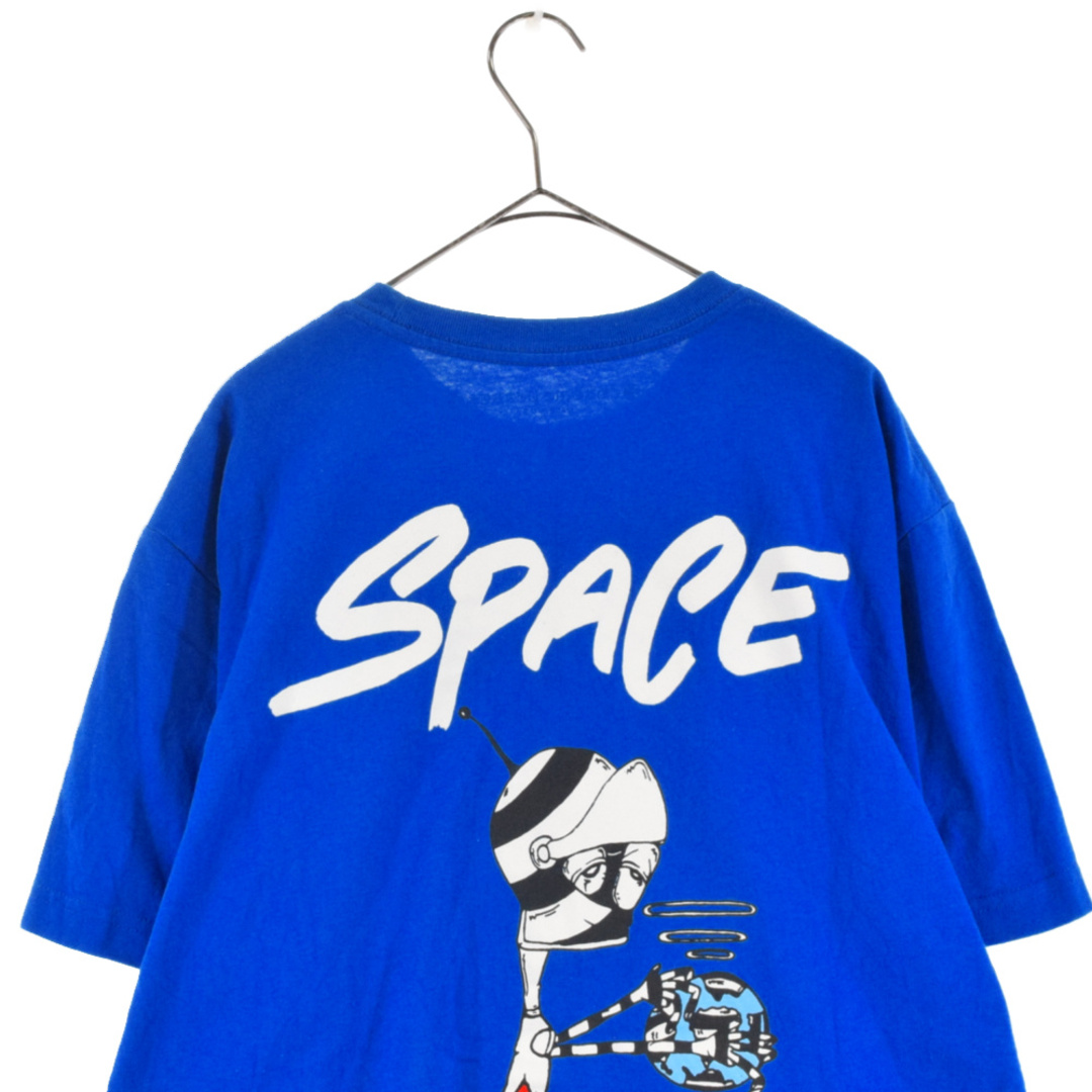 CHROME HEARTS クロムハーツ 20SS×MATTY BOY PPO Space Tee×マッティボーイ スペースプリントクルーネック半袖Tシャツ ブルー