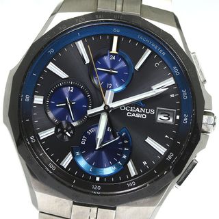 カシオ(CASIO)のカシオ CASIO OCW-S5000E-1AJR オシアナス マンタ ソーラー電波 メンズ 内箱・保証書付き_766458【ev10】(腕時計(アナログ))